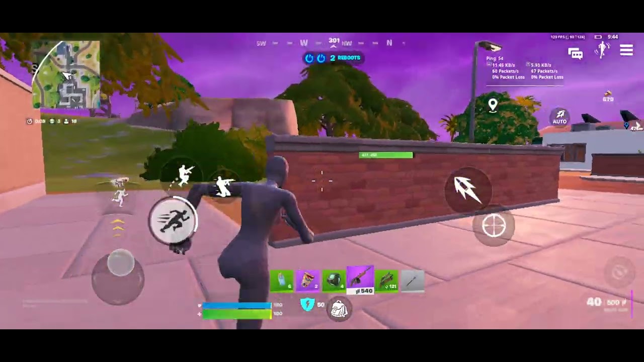 Fortnite mobile, 10+ kill win, full gameplay 