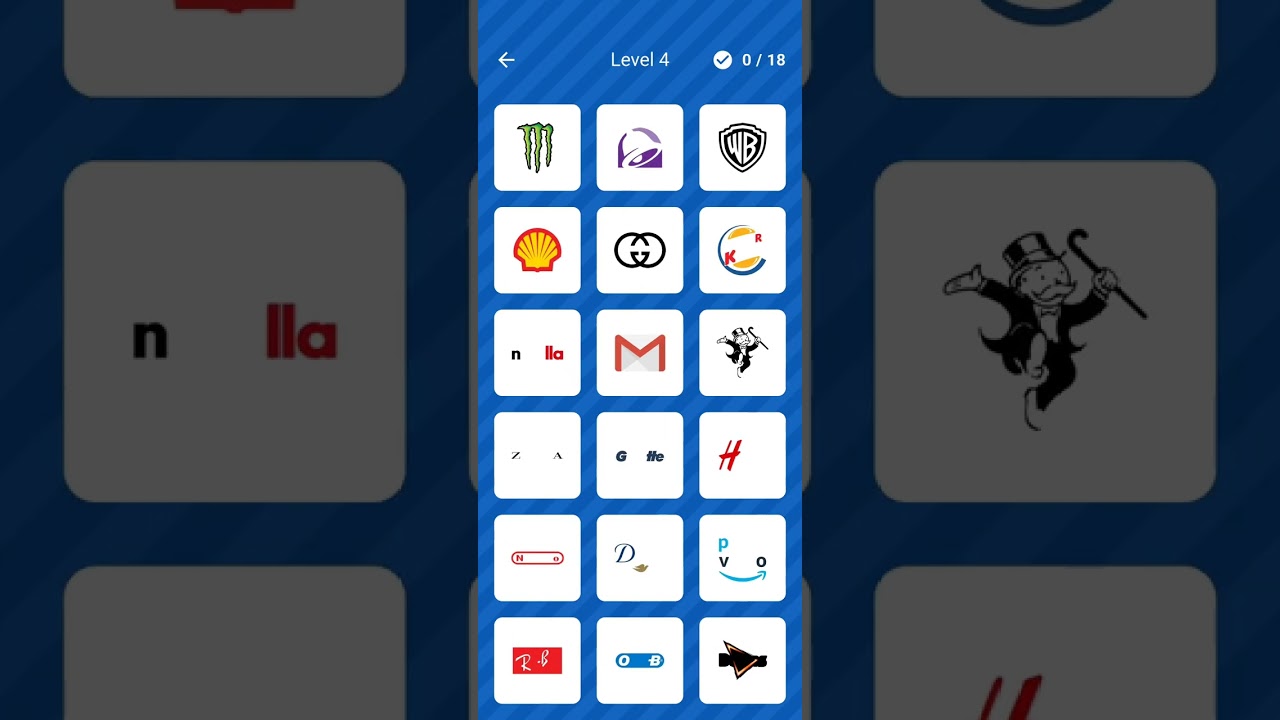 Logo quiz lvl 3 and 4 complete answer 