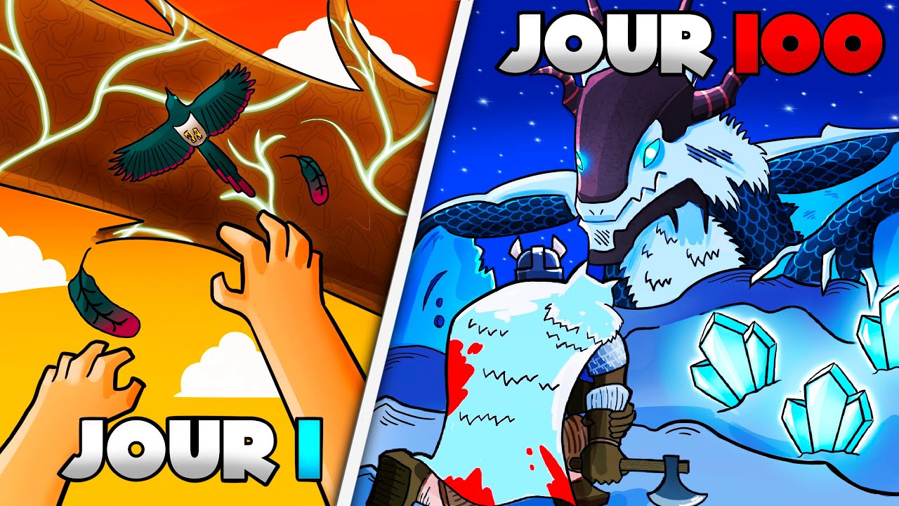 J'AI SURVÉCU 100 JOURS dans VALHEIM... Voici ce qu'il s'est passé !