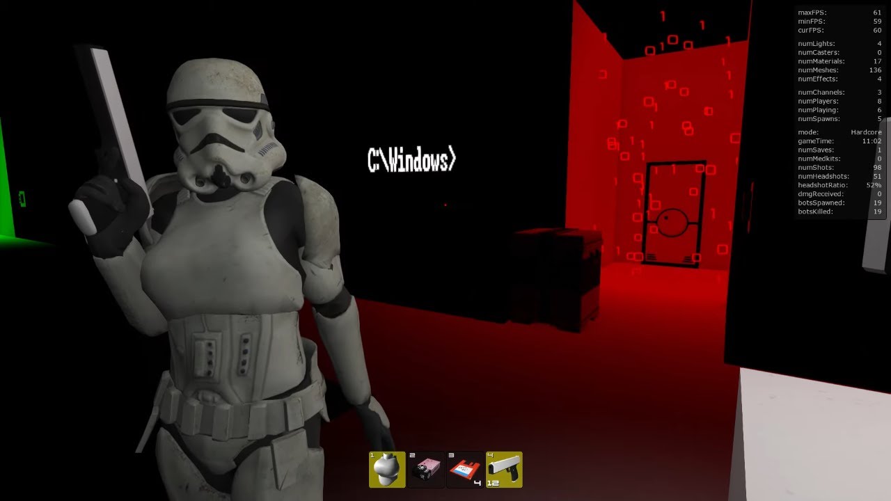 Let's Play - Stormtrooper as Haydee, HaydeeOS Rebooted - Pink Zone Walkthrough (Hardcore)