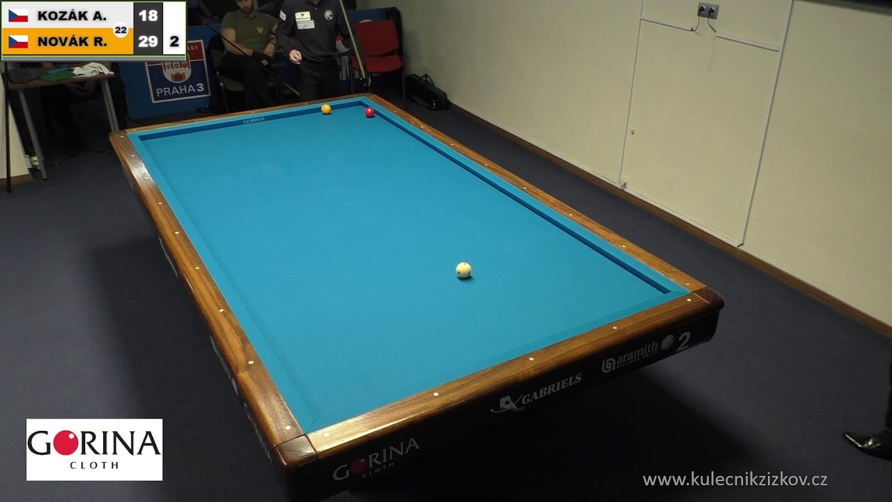 Czech Tournament | 3-cushion | Grand prix 3C | F | Radek Novák v Adam Kozák