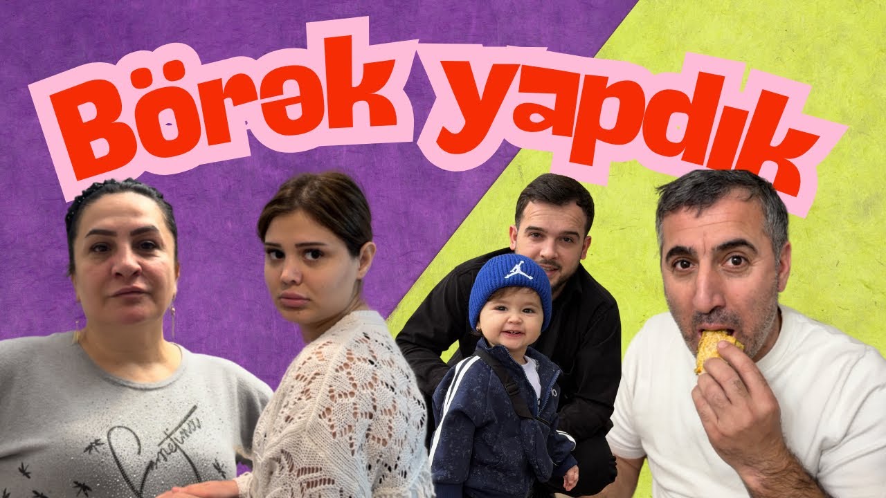 ALİSİ HƏKİMƏ APARDIQ | SOBADA İLK DƏFƏ BÖRƏK BİŞİRDİM HƏR KƏS BƏYƏNDİ😍☺️