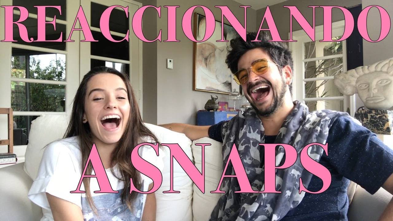 REACCIONANDO A SNAPS - Camilo y Evaluna