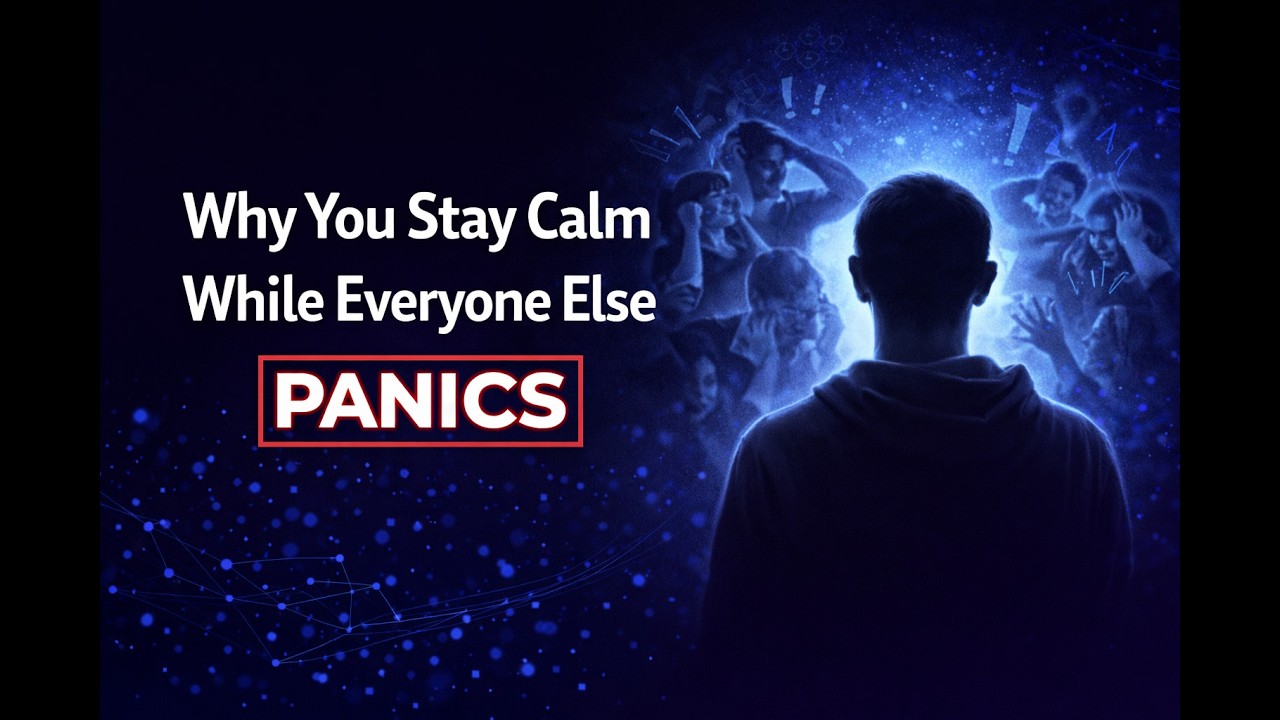 Why You Stay Calm While Everyone Else Panics #psychology #humanbehavior #selfawareness #mindset