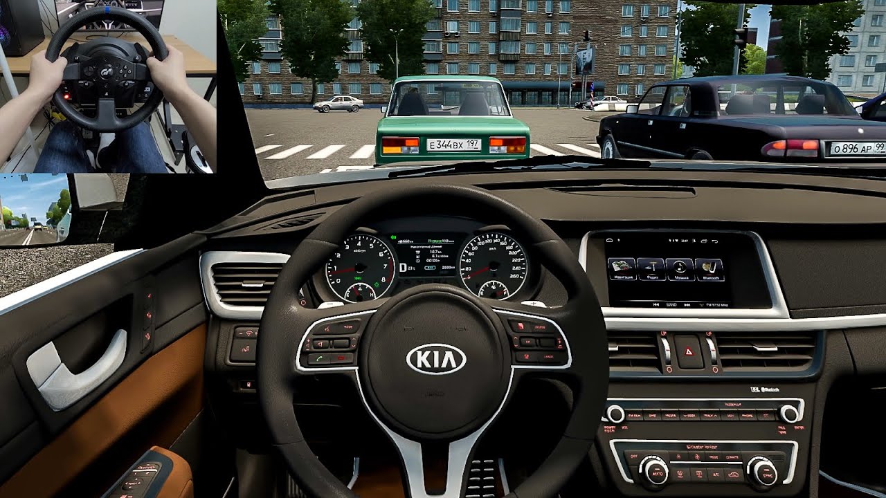 City Car Driving - 2016 KIA Optima [Steering Wheel Gameplay]