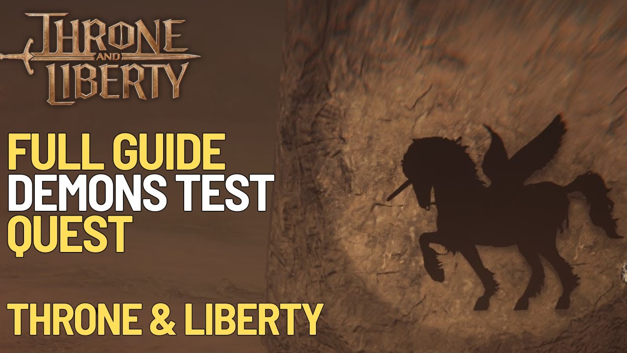 Demons Test - Manawastes Quest - THRONE AND LIBERTY!