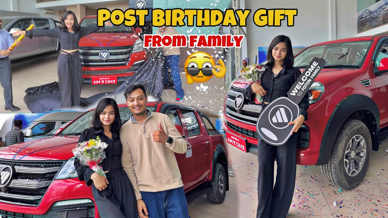 MOM DAD GIFTED US A FOTON’S PICK UP TRUCK 🥹🎀