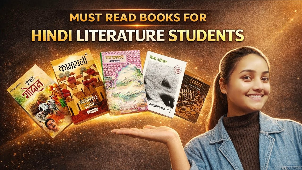 Must read Hindi novels 📚 if you're Hindi literature student (06/365) 