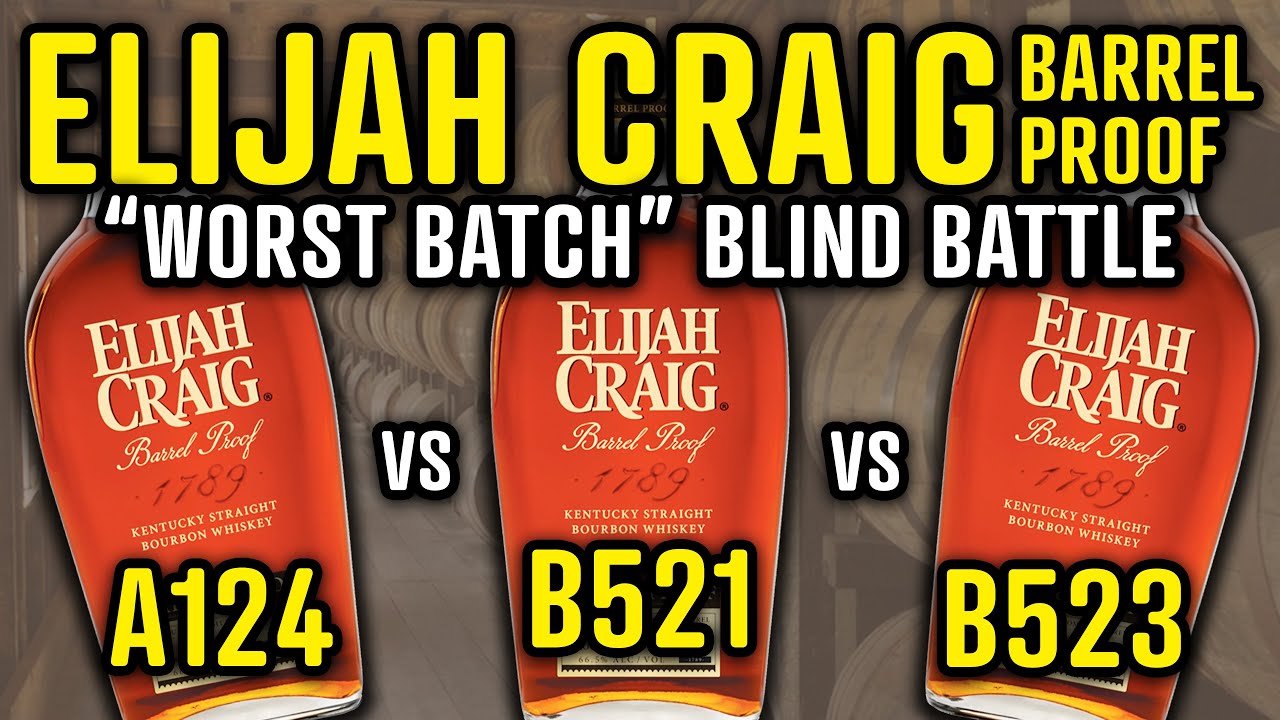 Is Elijah Craig A124 the WORST BATCH? Blind Flight Battle!