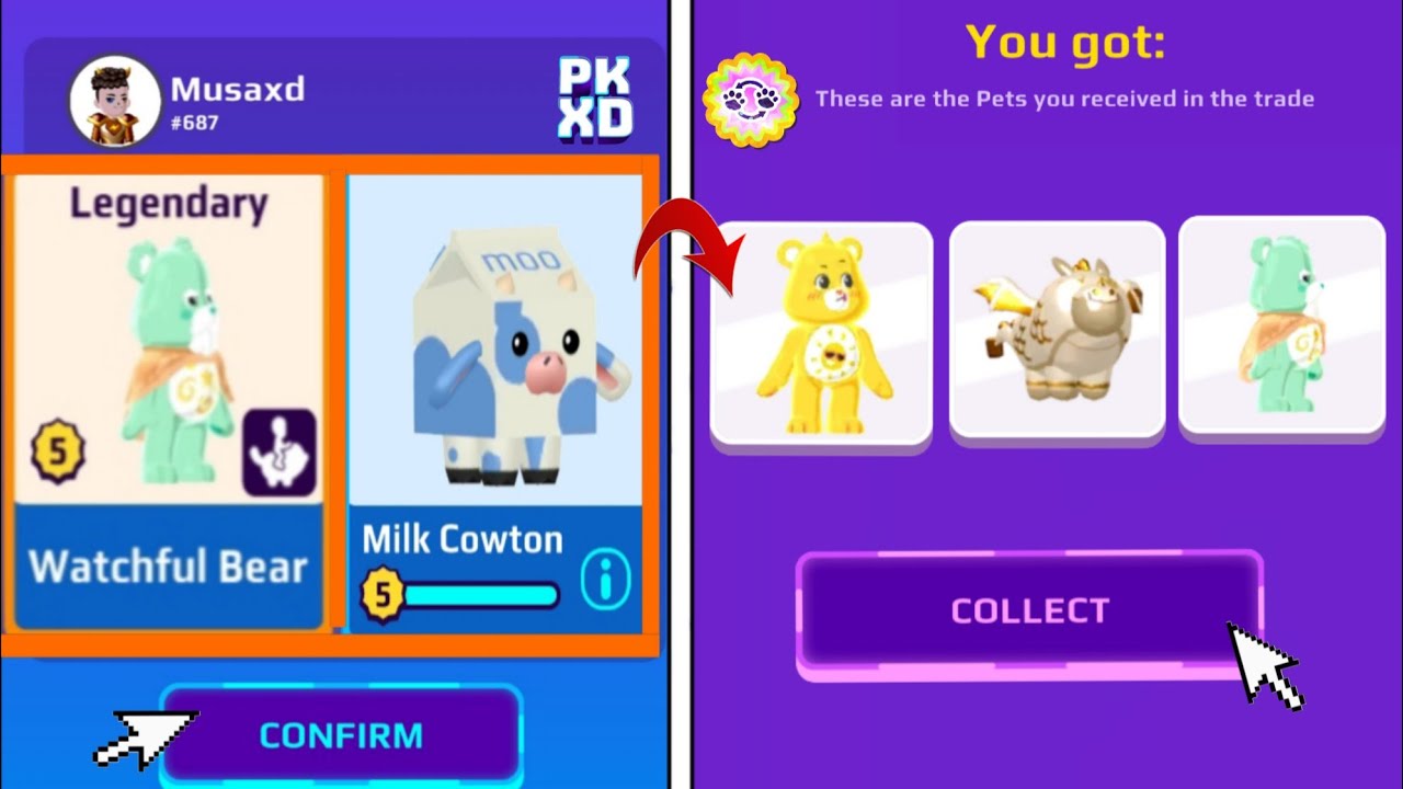Pkxd Giveaway #90 || Watchful Bear & Milk Cowton ✅