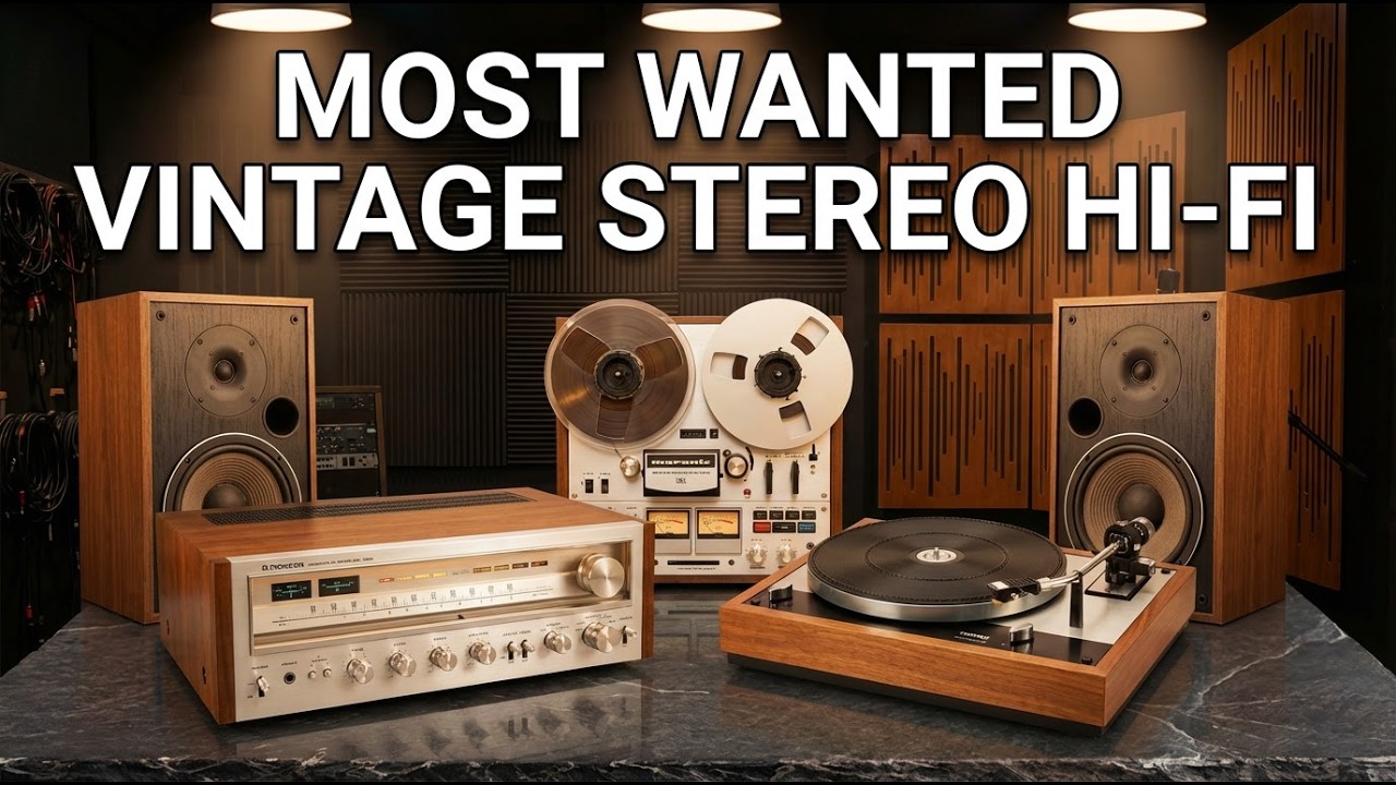 Most Wanted Vintage Stereo HI-FI Pieces Today