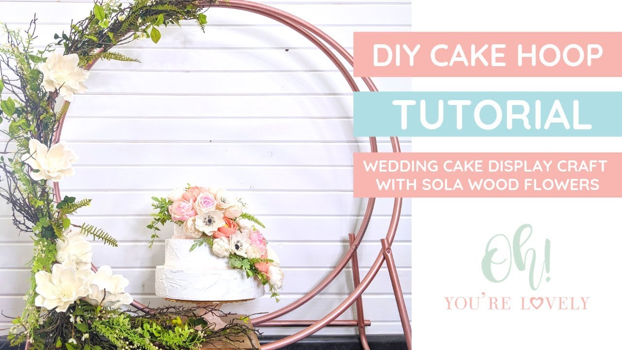 Hoop Cake Stand- DIY Tutorial