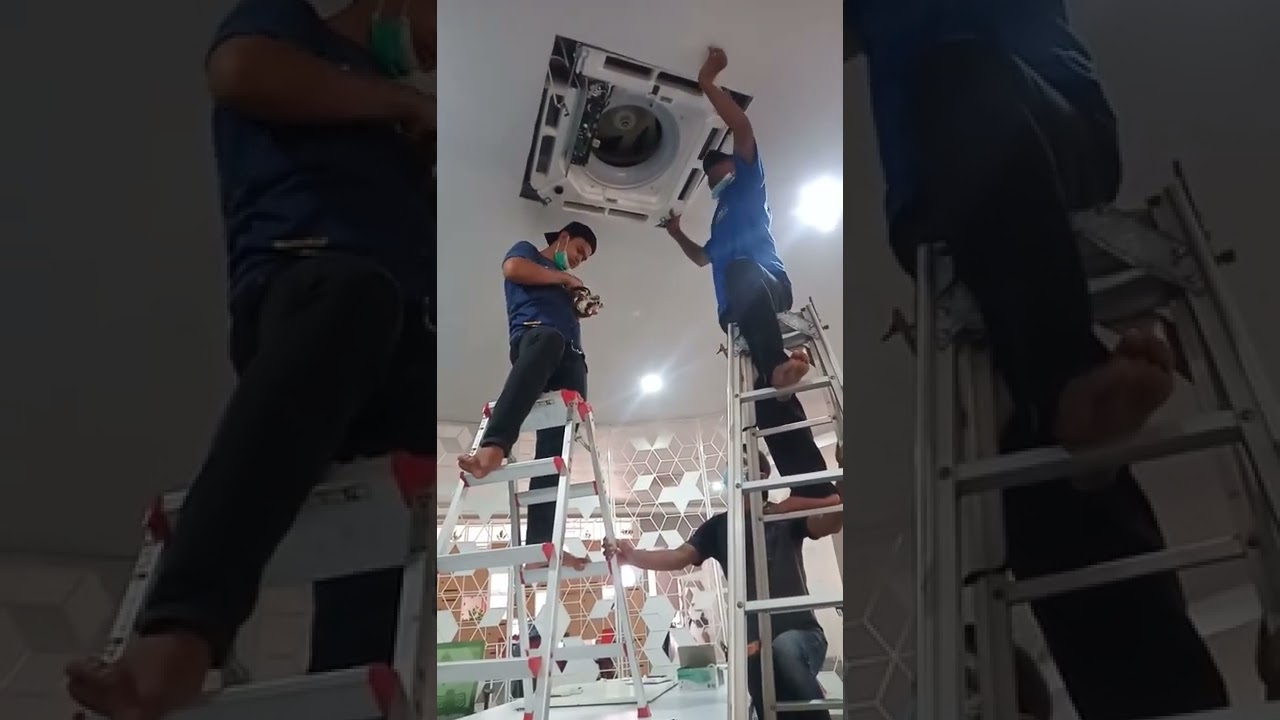 service ac kaset/stainding flour