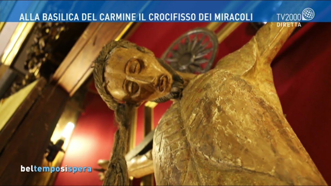 Napoli, il crocifisso dei miracoli alla Basilica del Carmine