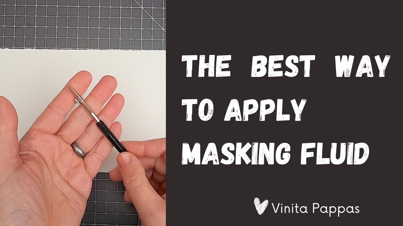 Ruling Pen and Masking Fluid for Watercolor Painting