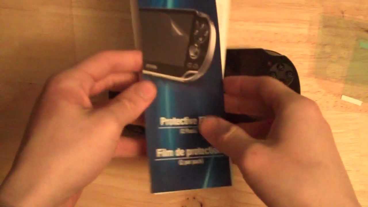 Tutorial: How To Put On A Screen Protector For Your PS Vita (Sony's Protective Film)