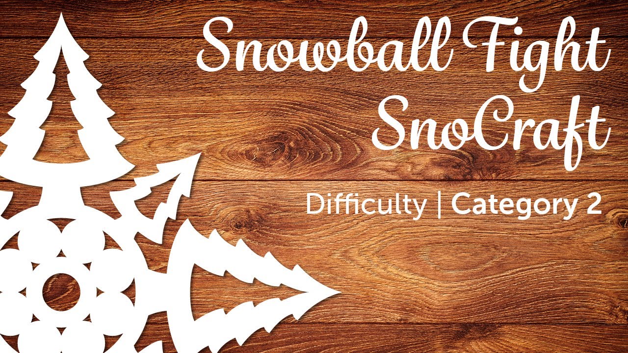 Learn how to make Paper Snowflakes - Snowball Fight - SnoCraft Tutorial - Toy Rocket Studios