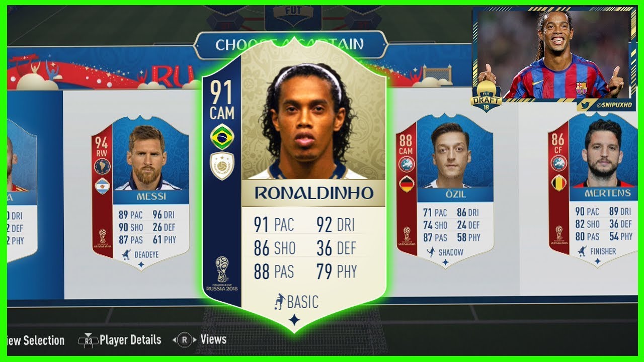 MUN PARAS WORLD CUP FUT DRAFT!!