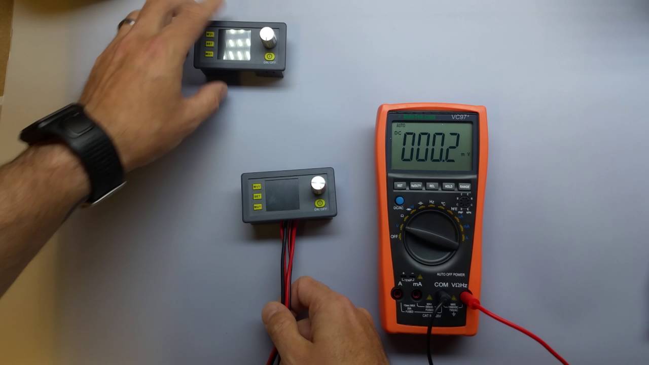 DP20V2A Programmable buck converter overview