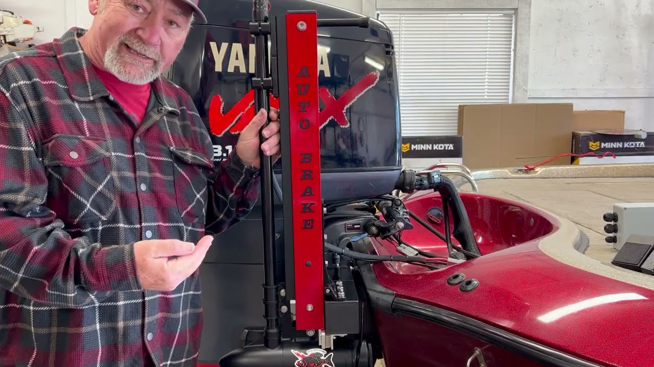 Auto Brake the most advanced boat control brake system by frantic fishing products  (crappie brakes)