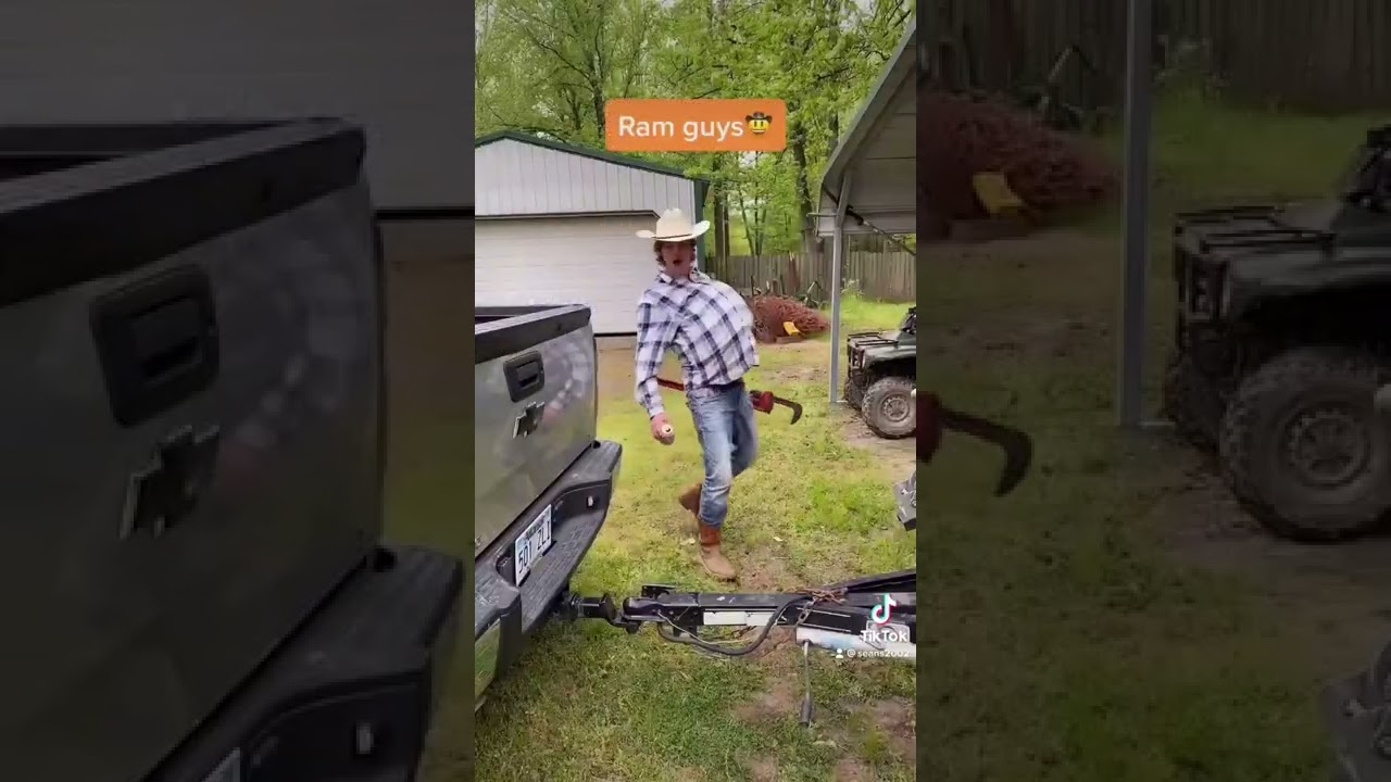 Как ребята из Dodge цепляют свою лодку!!!🤠