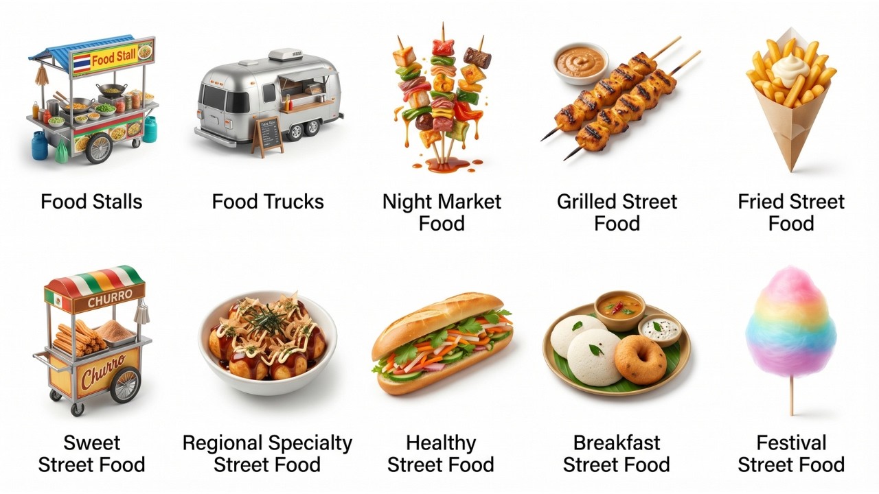 Street Food Around the World |10 Amazing Types You Must Try...