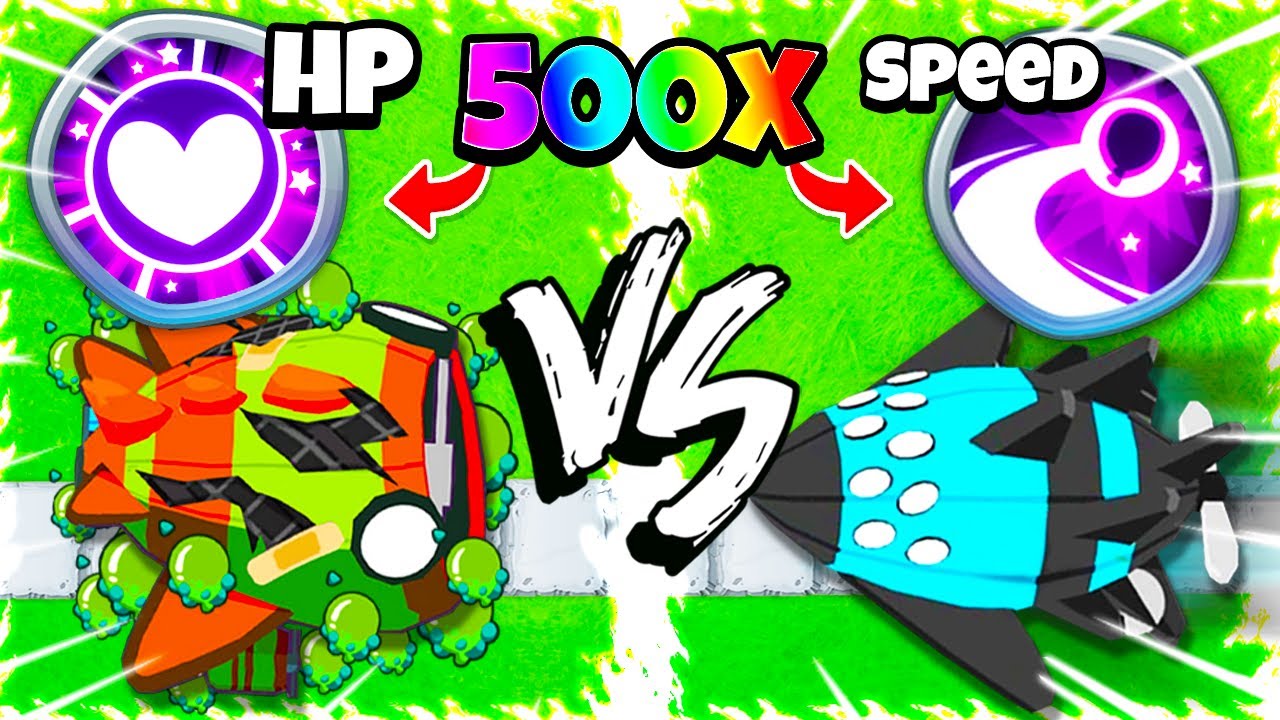 500x HP Bloonarius против 500x Speed ​​Vortex