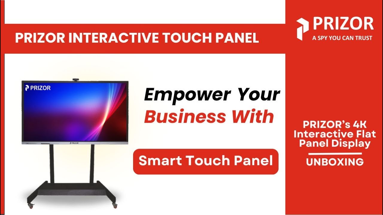 Unboxing the Future: PRIZOR 4K Interactive Flat Panel Display | Android 14 + OPS | 65&rdquo; to 98&rdquo;