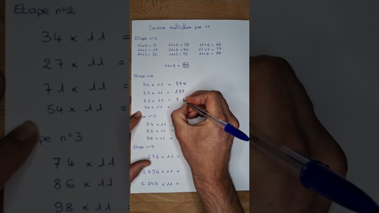 Multiplier par 11