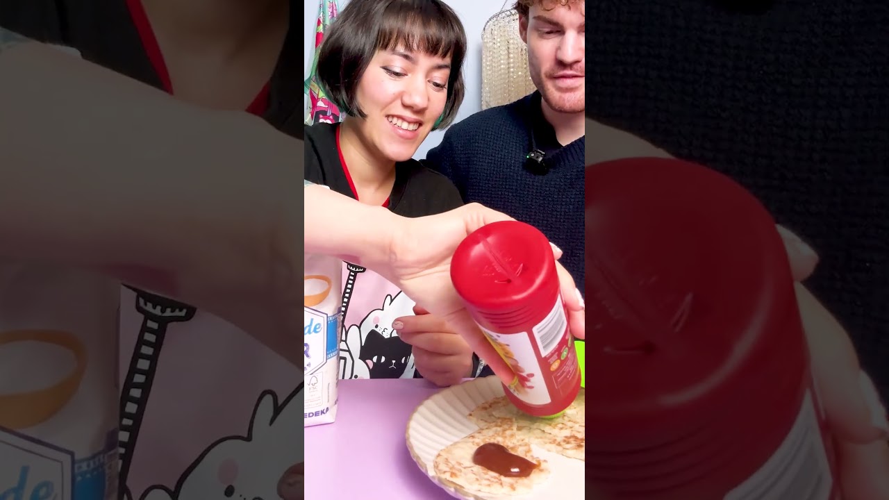 Pfannkuchen mit Gew&uuml;rzketchup UND Zucker?! 😳 | What's your flavour?