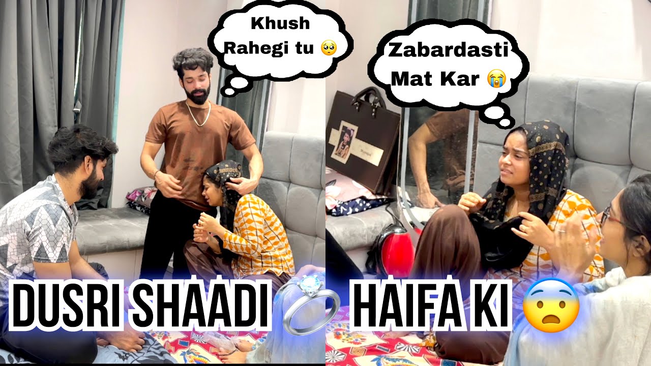 Dusri Shaadi Haifa Ki Razamandi 🎊 | Prank On Haifa | Fokats | Abresh & Zeeshan