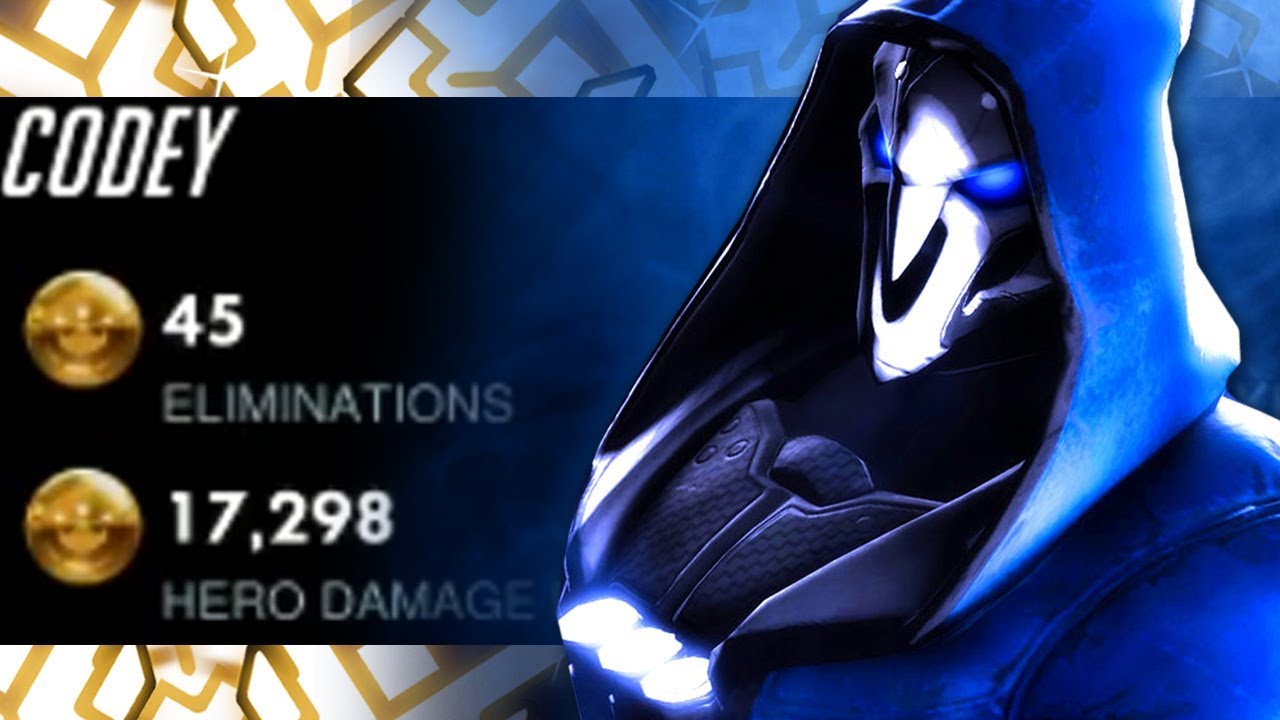 CODEY #1 REAPER?! 45 ELIMS 17k DMG! He's Insane! [ OVERWATCH SEASON 16 TOP 500 ]