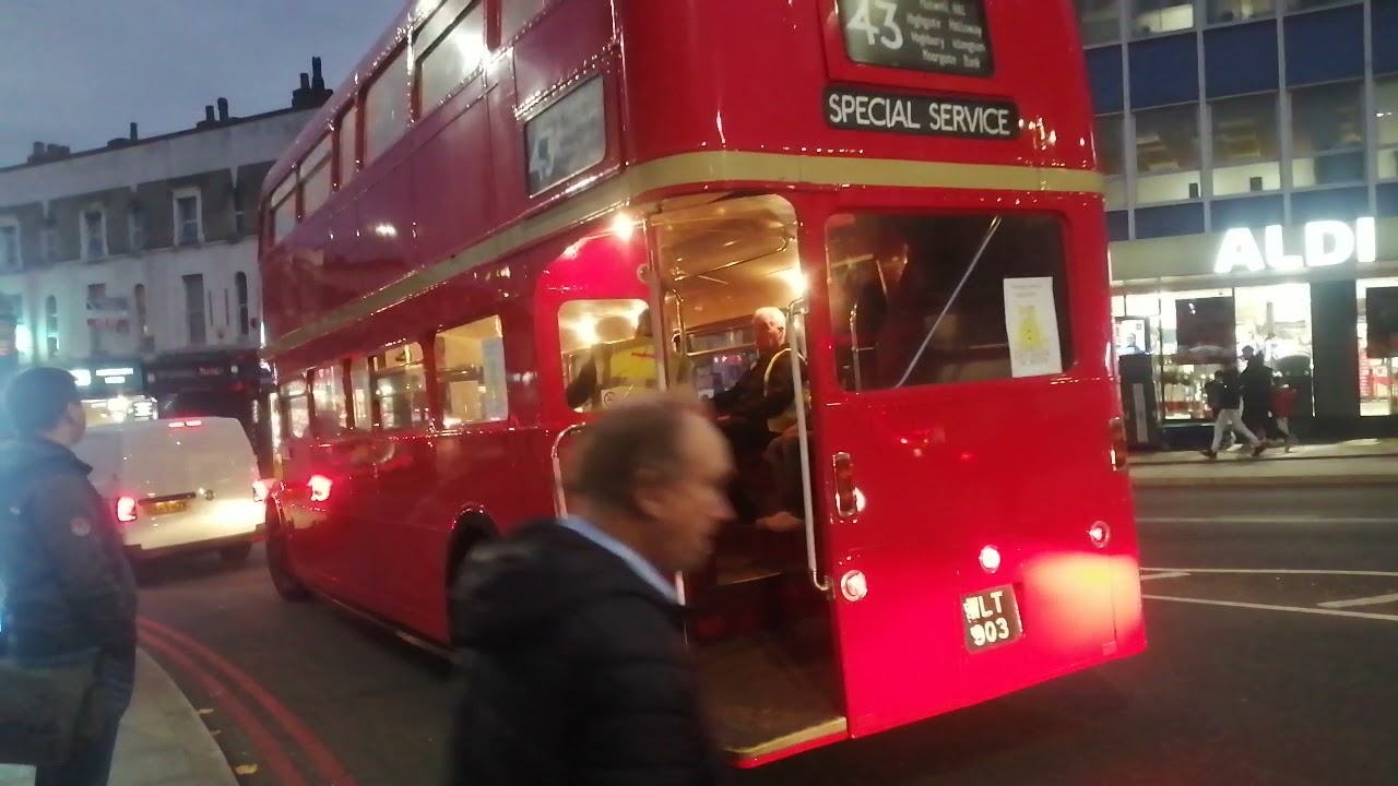 AEC Routemaster WLT903 RML903 Metroline Private Hire Fleet Seen Departing Archway Station