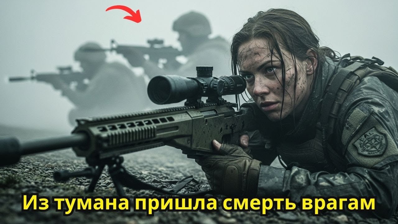 Морпехи шептали “Враги на двух километрах” — пока из тумана не вышла она с снайперской винтовкой
