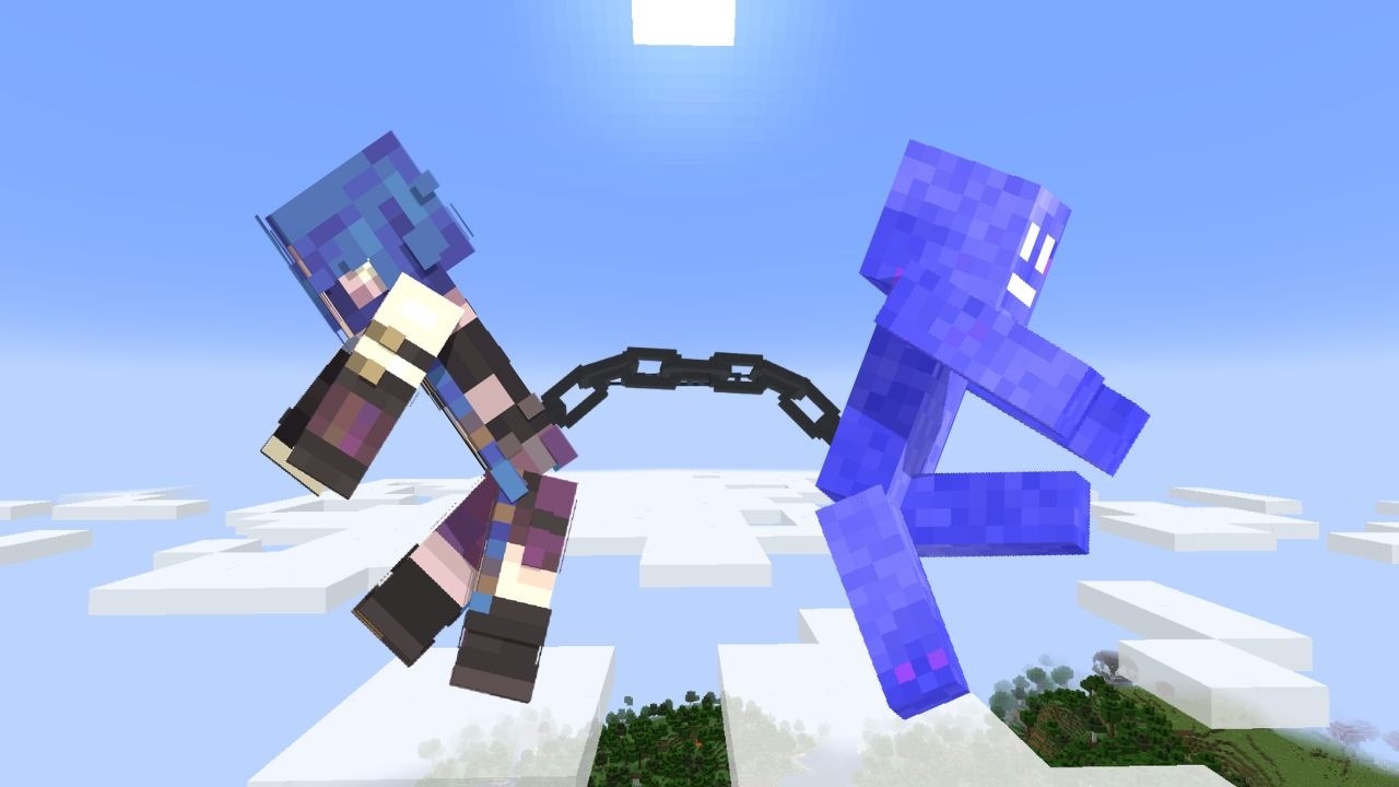 MINECRAFT AMA ZİNCİRLE BAĞLIYIZ!