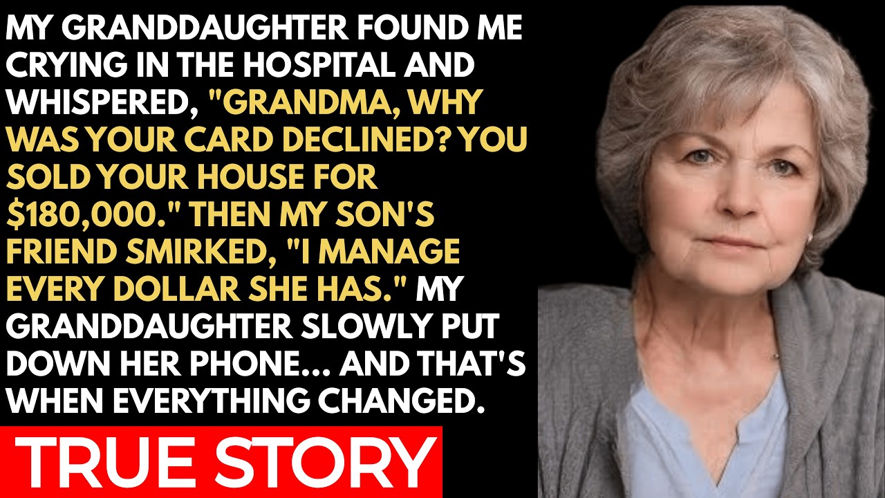 My Granddaughter Found Me Crying in a Hospital Waiting Room and Whispered, 