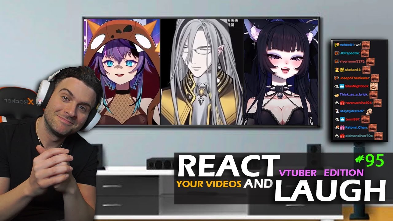Reacting and Laughing to VTUBER clips YOU sent #95