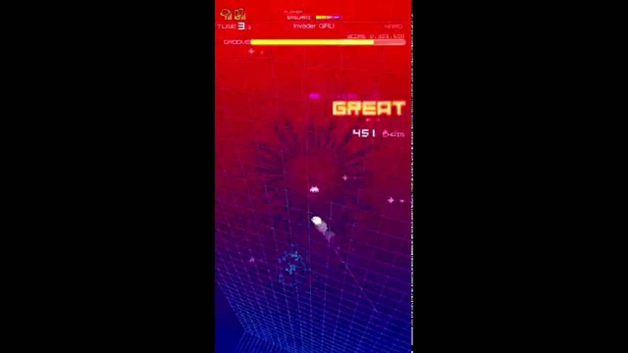 グルーヴコースター2「Invader Girl」HARD FC 理論値