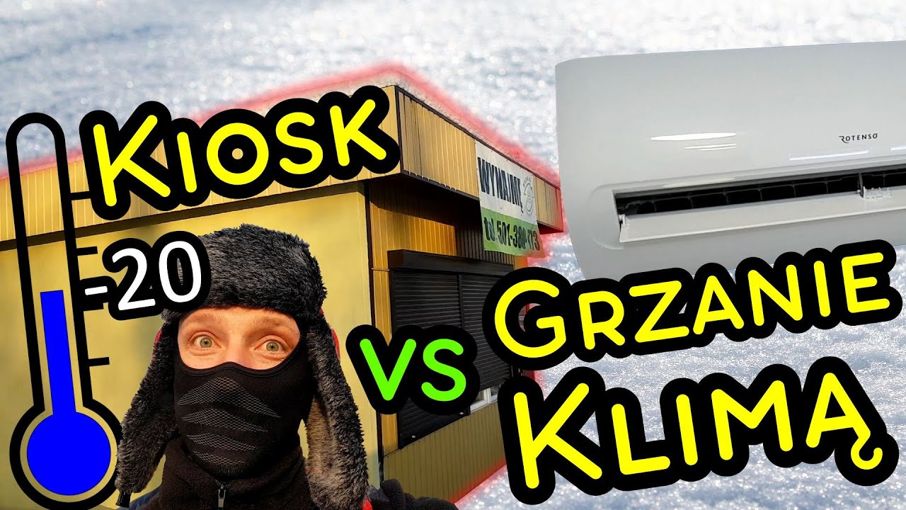 Montaż klimatyzatora w sklepie. Pawilon handlowy typu kontener - ogrzewanie i chłodzenie