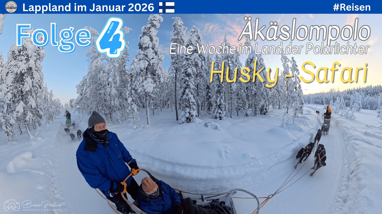 LAPPLAND 🇫🇮 Finnland | Äkäslompolo | Folge 4 | Husky Safari