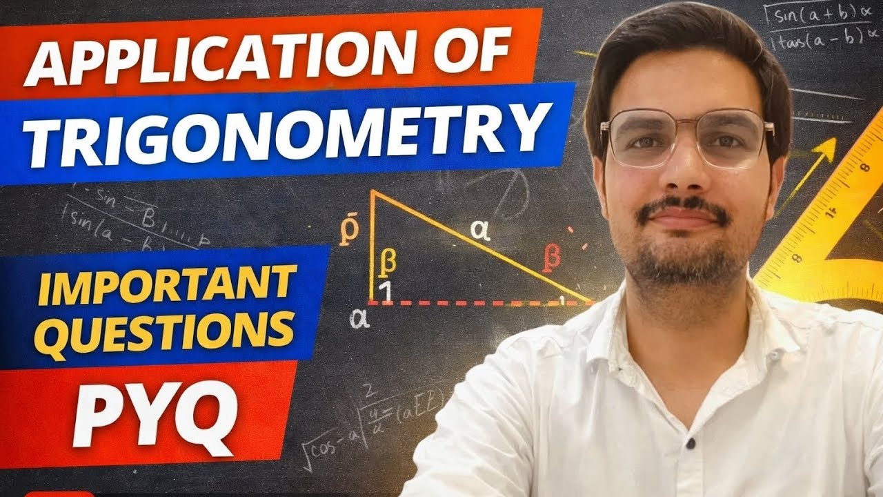 #PYQ Question of Application of trigonometry. 