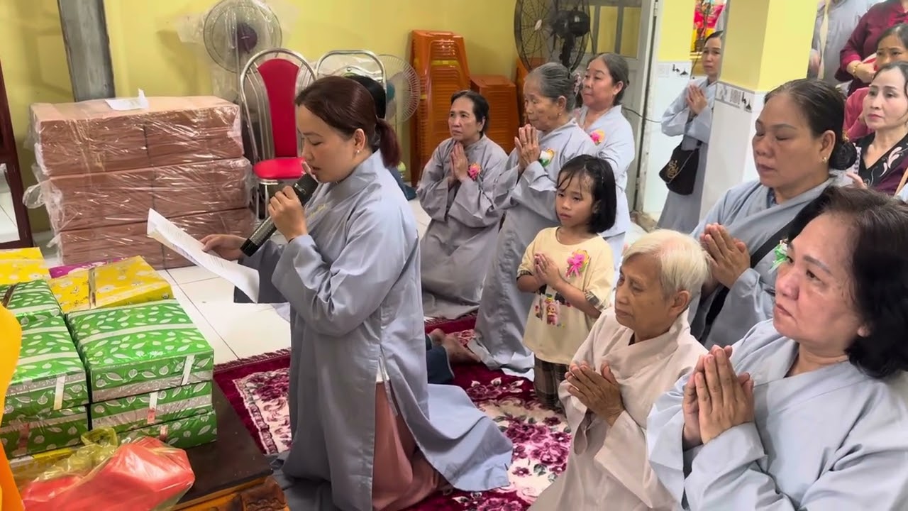 Đại lễ vu lan chùa Pháp Hải 30/7/Ất Tỵ - cúng dường trai tăng