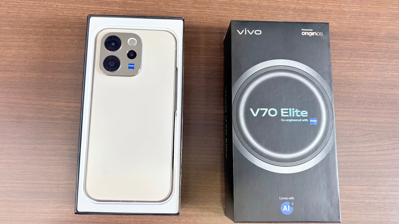 vivo V70 Elite First Look 🚀 Unboxing | Zeiss 50MP + IP69 💦 | Snapdragon 8s Gen 3 🔥