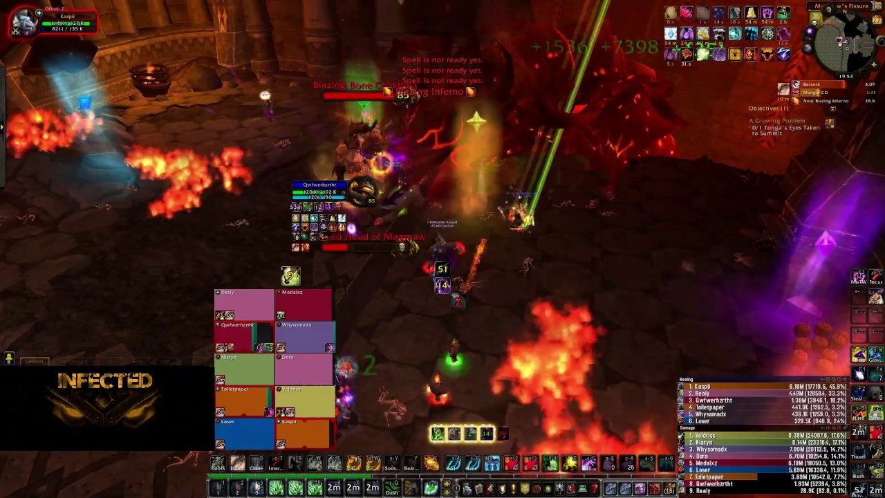 Apollo2 - WoW Cataclysm - Blackwing Descent, Magmaw HC - Resto Druid PoV