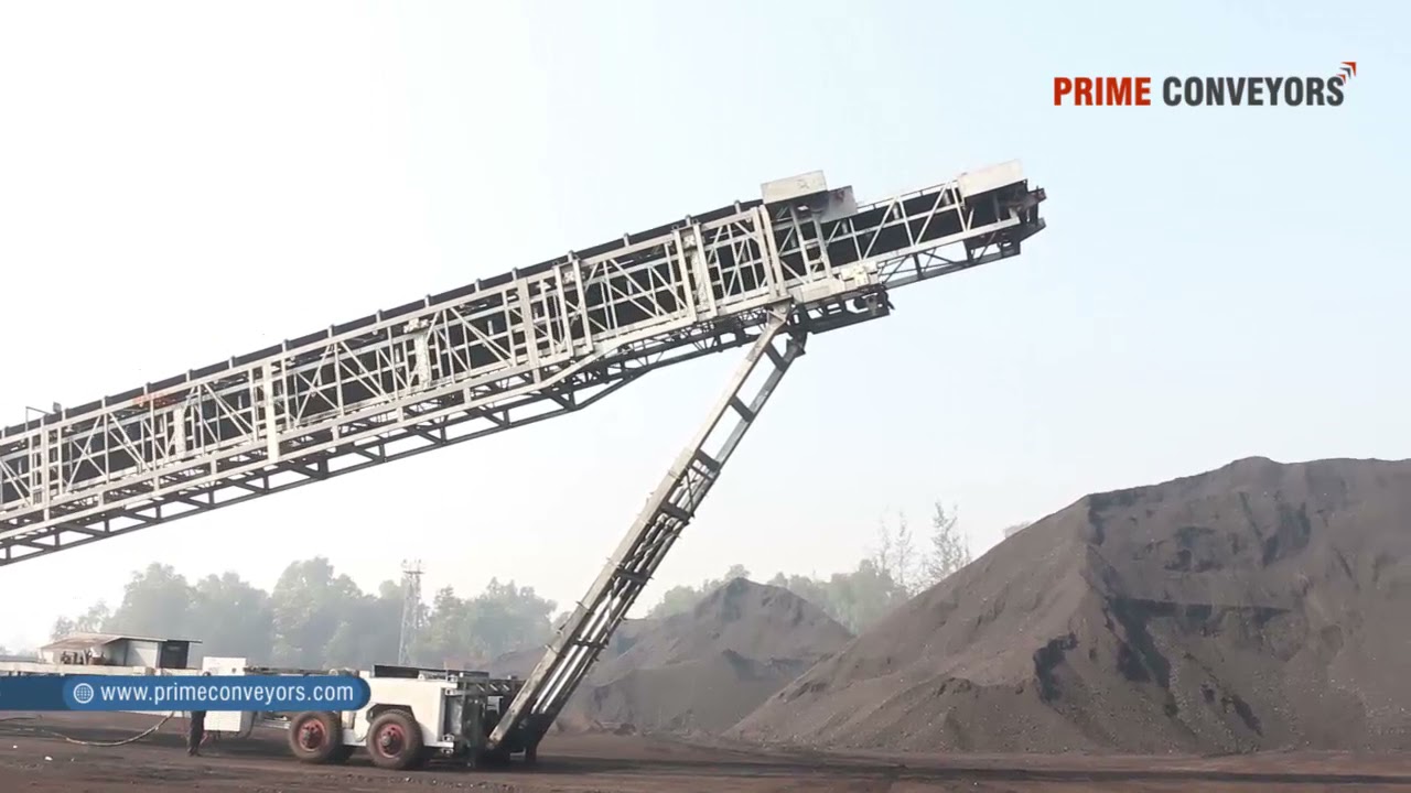 TELESCOPIC RADIAL STACKER CONVEYOR
