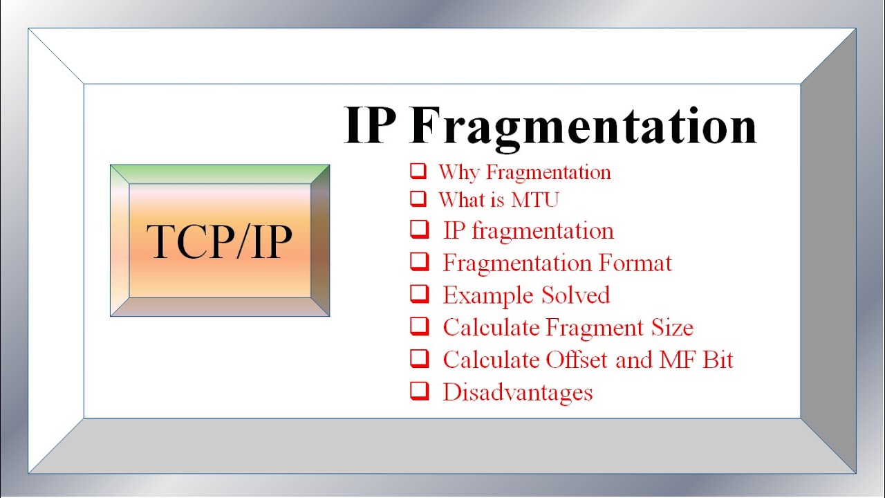 IP Fragmentation