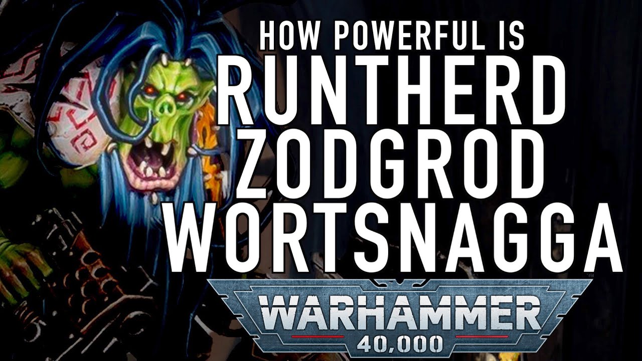 40 Facts and Lore on the Ork Runtherd Zodgrod Wortsnagga in Warhammer 40K