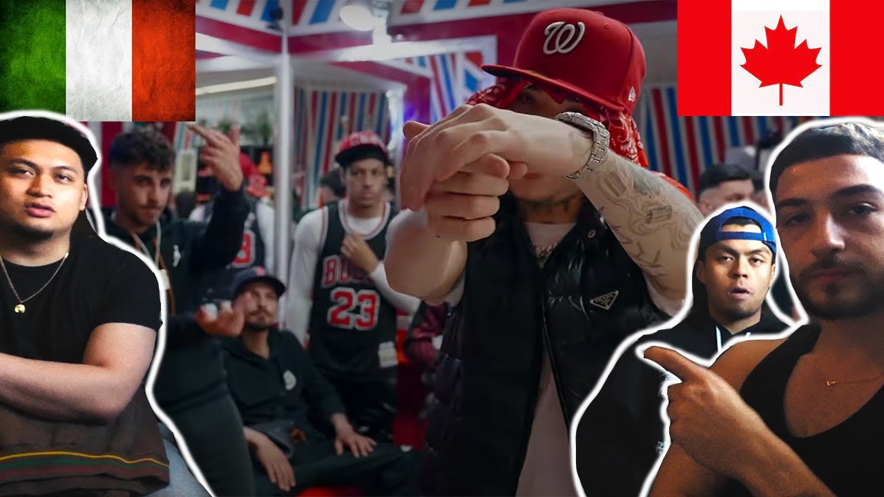 CANADIANS REACT TO ITALIAN RAP - Shiva - Non &egrave; Easy (Official Video)