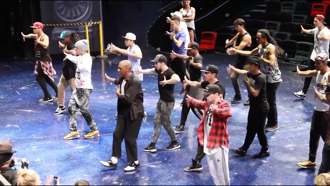 Ricardo Walker Dancing at MJ One's Theater with Cirque Du Soleil - Anthony Thomas Workshop