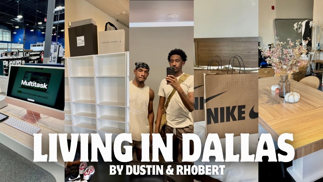 LIVING IN DALLAS| GETTING OUR LOFT TOGETHER! NEW EVERYTHING...LITERALLY